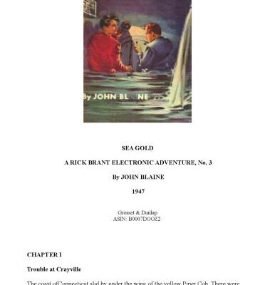 خرید و دانلود نسخه کامل کتاب Sea Gold (A Rick Brant Electronic Adventure, 3)