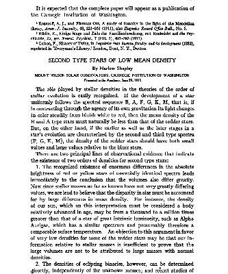 خرید و دانلود نسخه کامل کتاب Second Type Stars of Low Mean Density (1915)(en)(3s)
