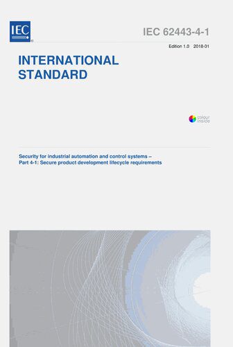 خرید و دانلود نسخه کامل کتاب Security for industrial automation and control systems – Part 4-1: Secure product development lifecicle requirements_68ef3079ab3ea.jpeg خرید و دانلود نسخه کامل کتاب Security for industrial automation and control systems – Part 4-1: Secure product development lifecicle requirements