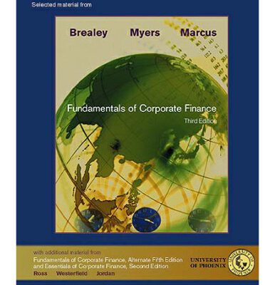 خرید و دانلود نسخه کامل کتاب Selected Materials from Fundamentals of Corporate Finance, 3rd Edition