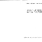 خرید و دانلود نسخه کامل کتاب Selekcja i wychów matek pszczelich