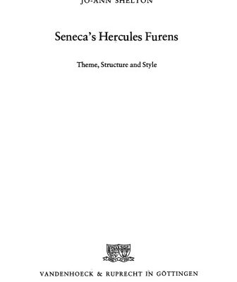 خرید و دانلود نسخه کامل کتاب Seneca’s Hercules Furens: Theme, Structure and Style