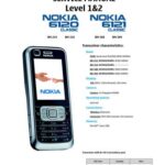 خرید و دانلود نسخه کامل کتاب Service manual level 1&2 Nokia 6120 Classic Nokia 6121 Classic