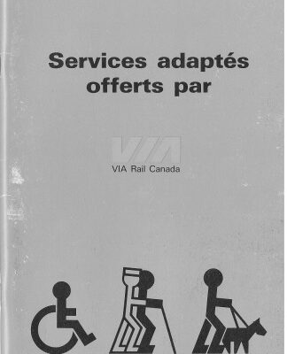خرید و دانلود نسخه کامل کتاب Services adaptés offerts par VIA Rail Canada