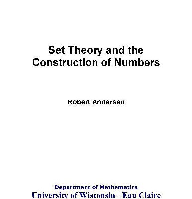خرید و دانلود نسخه کامل کتاب Set theory and the construction of numbers