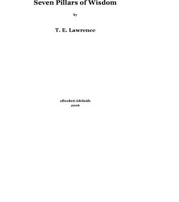 خرید و دانلود نسخه کامل کتاب Seven Pillars of Wisdom (Penguin Modern Classics)