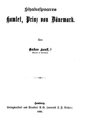 خرید و دانلود نسخه کامل کتاب Shakespeares Hamlet, Prinz von Dänemark