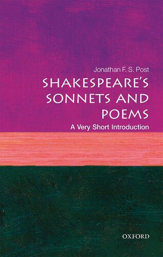 خرید و دانلود نسخه کامل کتاب Shakespeare’s Sonnets and Poems: A Very Short Introduction_68e0dd8263770.jpeg خرید و دانلود نسخه کامل کتاب Shakespeare’s Sonnets and Poems: A Very Short Introduction
