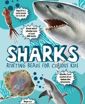 خرید و دانلود نسخه کامل کتاب Sharks: Riveting Reads for Curious Kids (Mega Bites)
