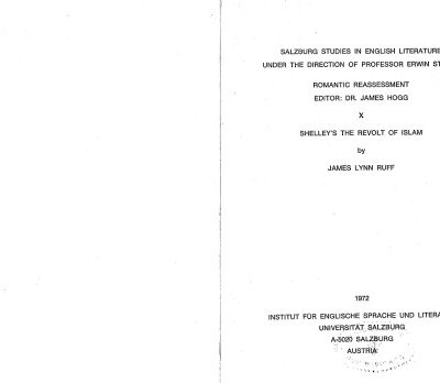 خرید و دانلود نسخه کامل کتاب Shelley’s The Revolt of Islam