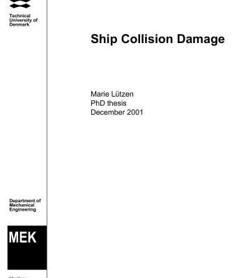 خرید و دانلود نسخه کامل کتاب Ship Collision Damage