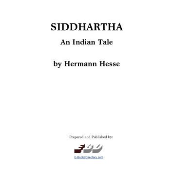 خرید و دانلود نسخه کامل کتاب Siddhartha