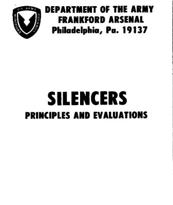 خرید و دانلود نسخه کامل کتاب Silencers : principles and evaluations