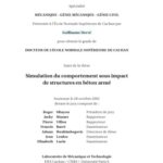 خرید و دانلود نسخه کامل کتاب Simulation du comportement sous impact de structures en béton armé