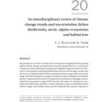 خرید و دانلود نسخه کامل کتاب [single chapter from a book] An interdisciplinary review of climate change trends and uncertainties: lichen biodiversity, arctic–alpine ecosystems and habitat loss