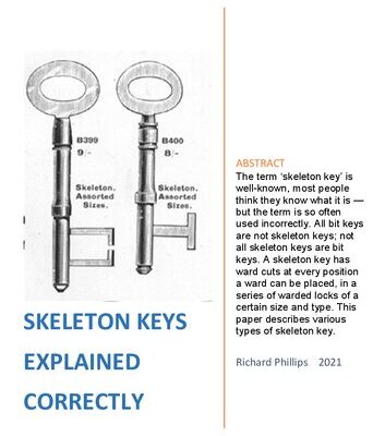 خرید و دانلود نسخه کامل کتاب Skeleton Keys Explained Correctly