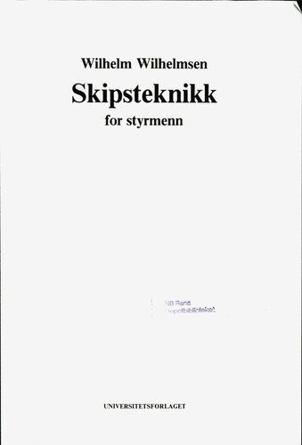 خرید و دانلود نسخه کامل کتاب Skipsteknikk for styrmenn_68fe9a33eab5c.jpeg خرید و دانلود نسخه کامل کتاب Skipsteknikk for styrmenn