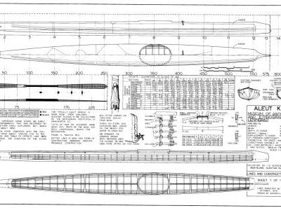 خرید و دانلود نسخه کامل کتاب Skn on Frame Aleut Baidarka Kayak Rowing Boat Plan Plans Offsets Part 2