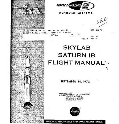 خرید و دانلود نسخه کامل کتاب Skylab Saturn 1B Flight Manual