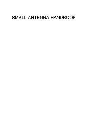 خرید و دانلود نسخه کامل کتاب Small Antenna Handbook