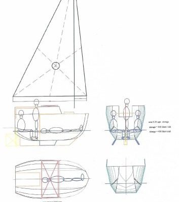 خرید و دانلود نسخه کامل کتاب Small Ocean Sailboat Boat Yacht Plan Plans