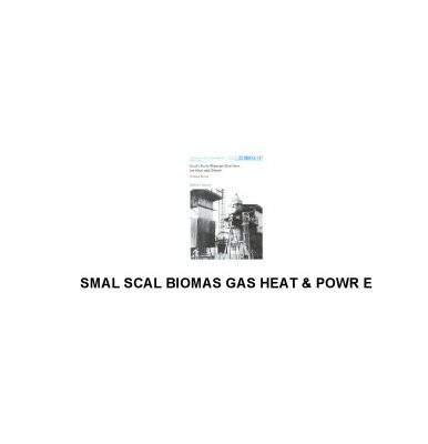 خرید و دانلود نسخه کامل کتاب Small-Scale Biomass Gasifiers for Heat and Power: A Global Review (World Bank Technical Paper)