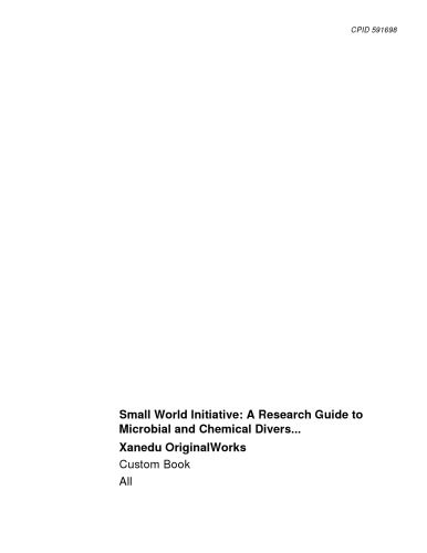 خرید و دانلود نسخه کامل کتاب Small World Initiative – A Research Guide to Microbial and Chemical Diversity_68e8f4057daf6.jpeg خرید و دانلود نسخه کامل کتاب Small World Initiative – A Research Guide to Microbial and Chemical Diversity