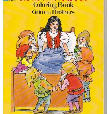خرید و دانلود نسخه کامل کتاب Snow White Coloring Book серия :Dover Coloring Books