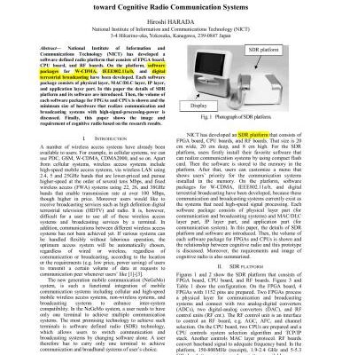 خرید و دانلود نسخه کامل کتاب Software Defined Radio Prototype toward Cognitive Radio Communication Systems