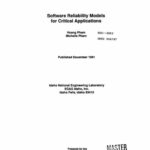 خرید و دانلود نسخه کامل کتاب Software Reliability Models for Critical Applications