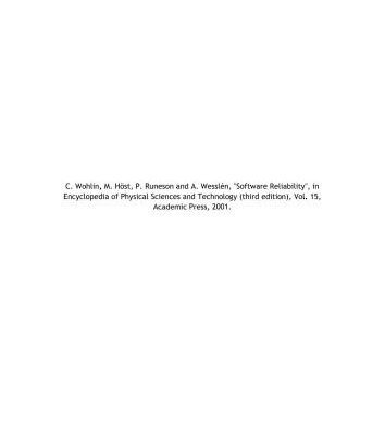 خرید و دانلود نسخه کامل کتاب Software Reliability