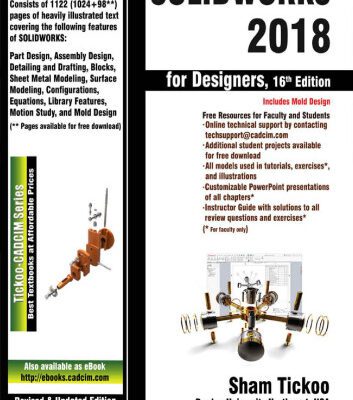 خرید و دانلود نسخه کامل کتاب SOLIDWORKS 2018 for Designers