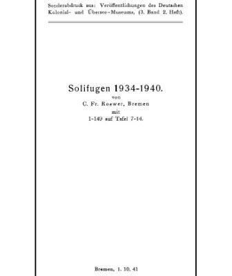 خرید و دانلود نسخه کامل کتاب Solifugen 1934-1940