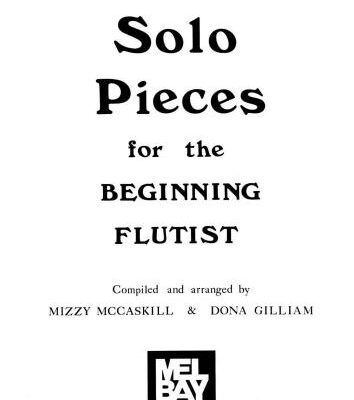 خرید و دانلود نسخه کامل کتاب Solo pieces for the beginning flutist