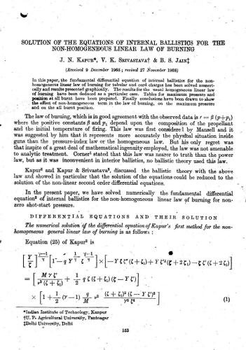 خرید و دانلود نسخه کامل کتاب Solution of the equations of internal ballistics for the non homogeneous linear law of burning_68f15ab2a435a.jpeg خرید و دانلود نسخه کامل کتاب Solution of the equations of internal ballistics for the non homogeneous linear law of burning