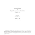 خرید و دانلود نسخه کامل کتاب Solutions Manual for Digital Communications