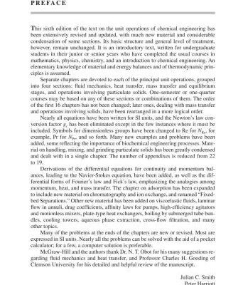 خرید و دانلود نسخه کامل کتاب Solutions Manual to accompany Unit Operations in Chemical Engineering