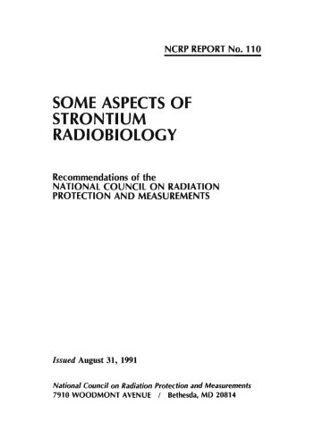 خرید و دانلود نسخه کامل کتاب Some Aspects of Strontium Radiobiology (N C R P Report)_68e3f540cb0c4.jpeg خرید و دانلود نسخه کامل کتاب Some Aspects of Strontium Radiobiology (N C R P Report)