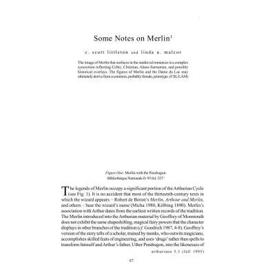 خرید و دانلود نسخه کامل کتاب Some Notes on Merlin