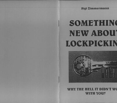 خرید و دانلود نسخه کامل کتاب Something New About Lockpicking: Why the Hell it Didn’t Work With You?