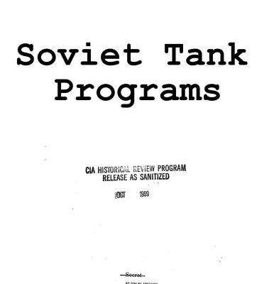 خرید و دانلود نسخه کامل کتاب Soviet Tank Programs