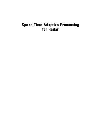 خرید و دانلود نسخه کامل کتاب Space-time adaptive processing for radar