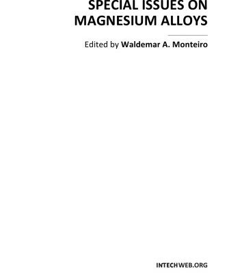 خرید و دانلود نسخه کامل کتاب Special Issues on Magnesium Alloys