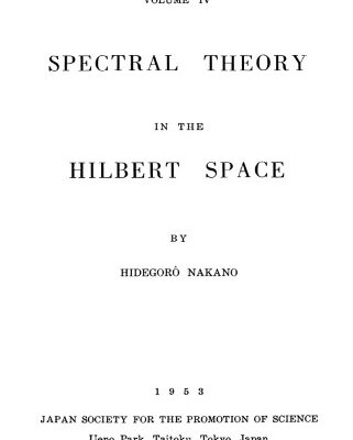 خرید و دانلود نسخه کامل کتاب Spectral Theory in the Hilbert Space, Volume 4