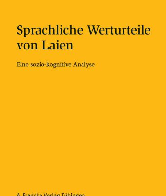 خرید و دانلود نسخه کامل کتاب Sprachliche Werturteile von Laien: Eine sozio-kognitive Analyse