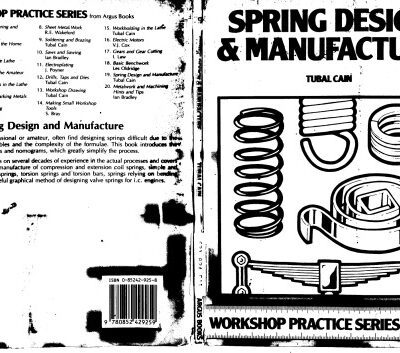 خرید و دانلود نسخه کامل کتاب Spring Design and Manufacture