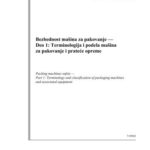 خرید و دانلود نسخه کامل کتاب SRPS EN 415-1:2009 Packaging machines safety – Part 1: Terminology and classification of packaging machines and associated equipment