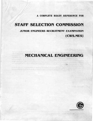 خرید و دانلود نسخه کامل کتاب SSC JE(Mechanical Engineering): Reference Guide_68f303121f2c7.jpeg خرید و دانلود نسخه کامل کتاب SSC JE(Mechanical Engineering): Reference Guide