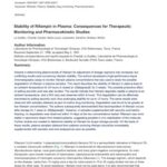 خرید و دانلود نسخه کامل کتاب Stability of rifampin in plasma: consequences for therapeutic monitoring and pharmacokinetic studies