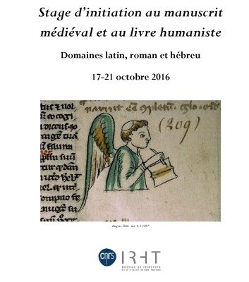 خرید و دانلود نسخه کامل کتاب Stage d’initiation au manuscrit médiéval et au livre humaniste : domaines latin, roman et hébreu